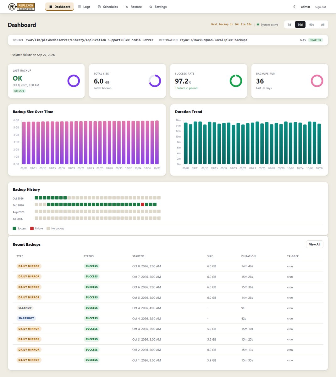 RePlexOn screenshot